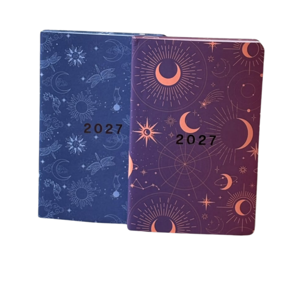 Agenda giornaliera 10×15 Zodiac viola