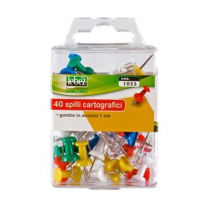 Spilli cartografici colorati confezione da 40pz