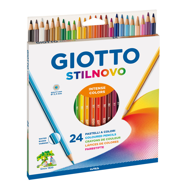 Pastelli Stilnovo Giotto confezione 24 colori