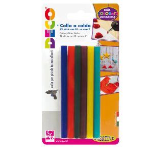 Stick 12 colla colori assortiti per pistola mini