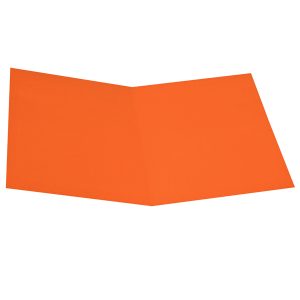 Cartellina semplice Bristol colore arancione confezione da 50 pz