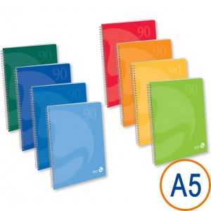 Quaderno con spirale senza fori formato A5 rigatura 1R