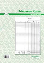 Prima nota di cassa in duplice copia