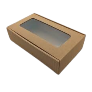 Cofanetto con finestra colore avana