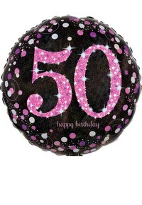 Palloncino Happy Birthday 50anni