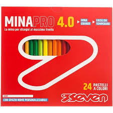 Pastelli colorati Mina Pro 4.0 confezione da 24pz