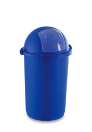Coperchio completo portabox push colore blu / trasparente