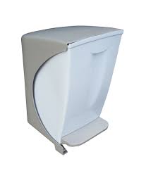 Bauletto pattumiera bagno colore sabbia