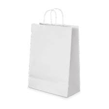 Shopper Bianca manico cordino 14x9x20 cartone da 150pz