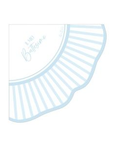 Tovagliolo 33x33 3 veli il mio battesimo azzurro confezione da 8pz