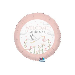 Palloncino Welcome Little One rosa