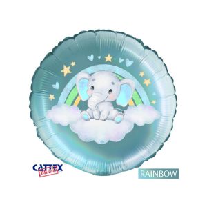 Palloncino Rainbow elefante 18''