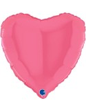 Cuore in mylar colore bubble gum 45cm