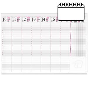 Planner settimanale da tavolo datato misura 35x25 - 2027