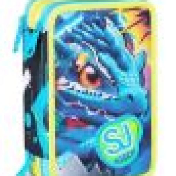 Astuccio 3 zip con corredo Sj Gang Metal Dragon Boy