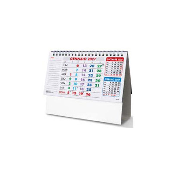 Calendario mensile spiralato 2027